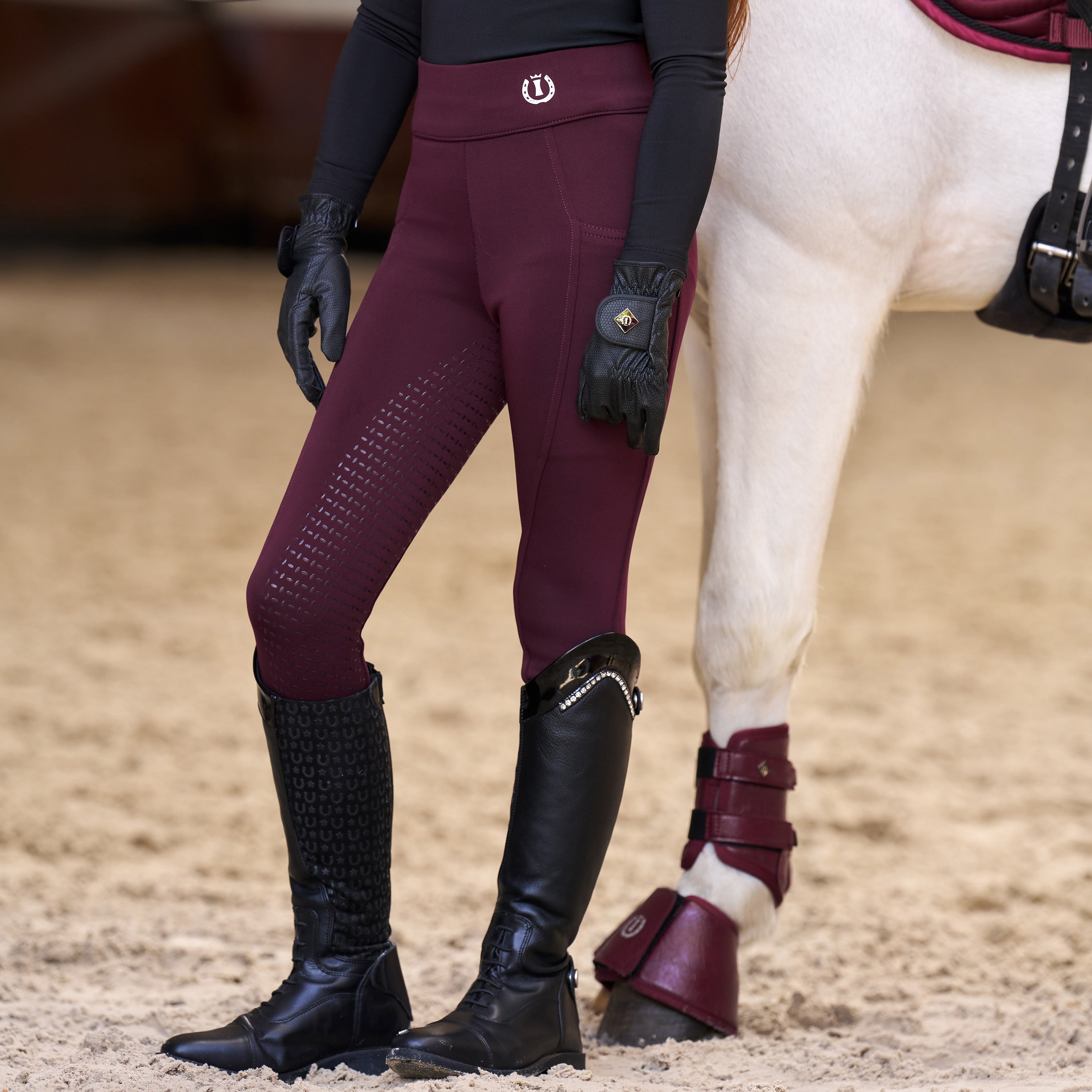 KIDS Riding tights IRHTessy FullGrip