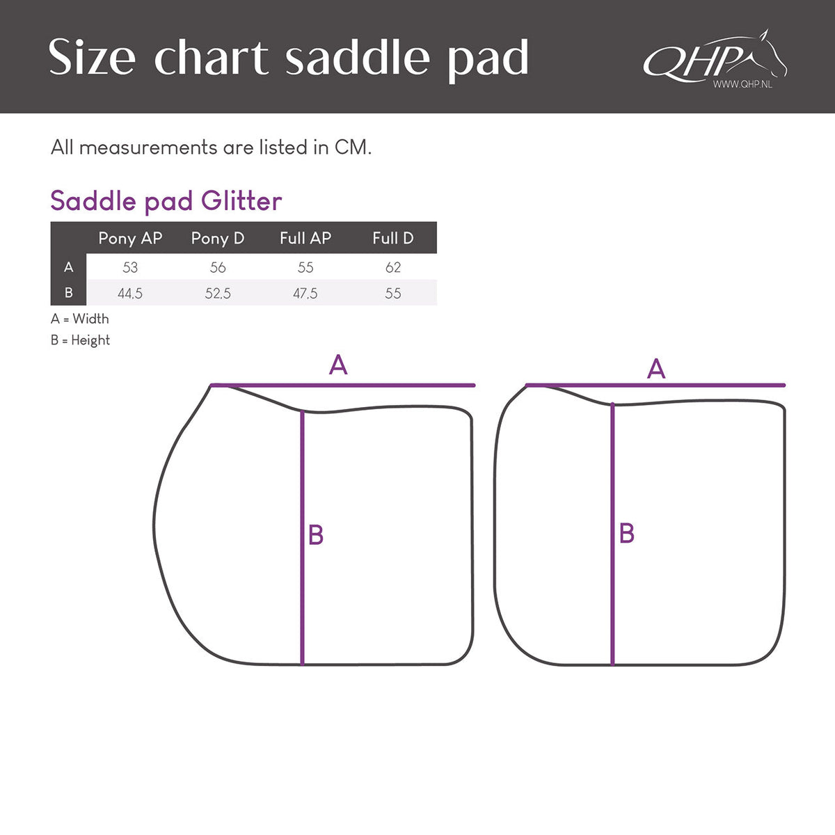 Saddle pad Glitter