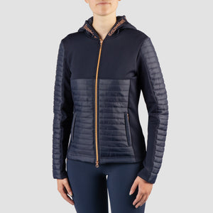 EQUESTRIAN PRO PUFFER JACKET MAGNIFICENT BLUE/ROSE / XS