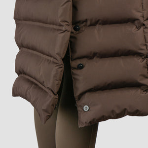 PUFFER COAT ELOISE DARK CHOCOLATE / XS