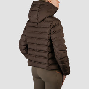 PUFFER JACKET SHORT PENELOPE DARK CHOCOLATE / XS