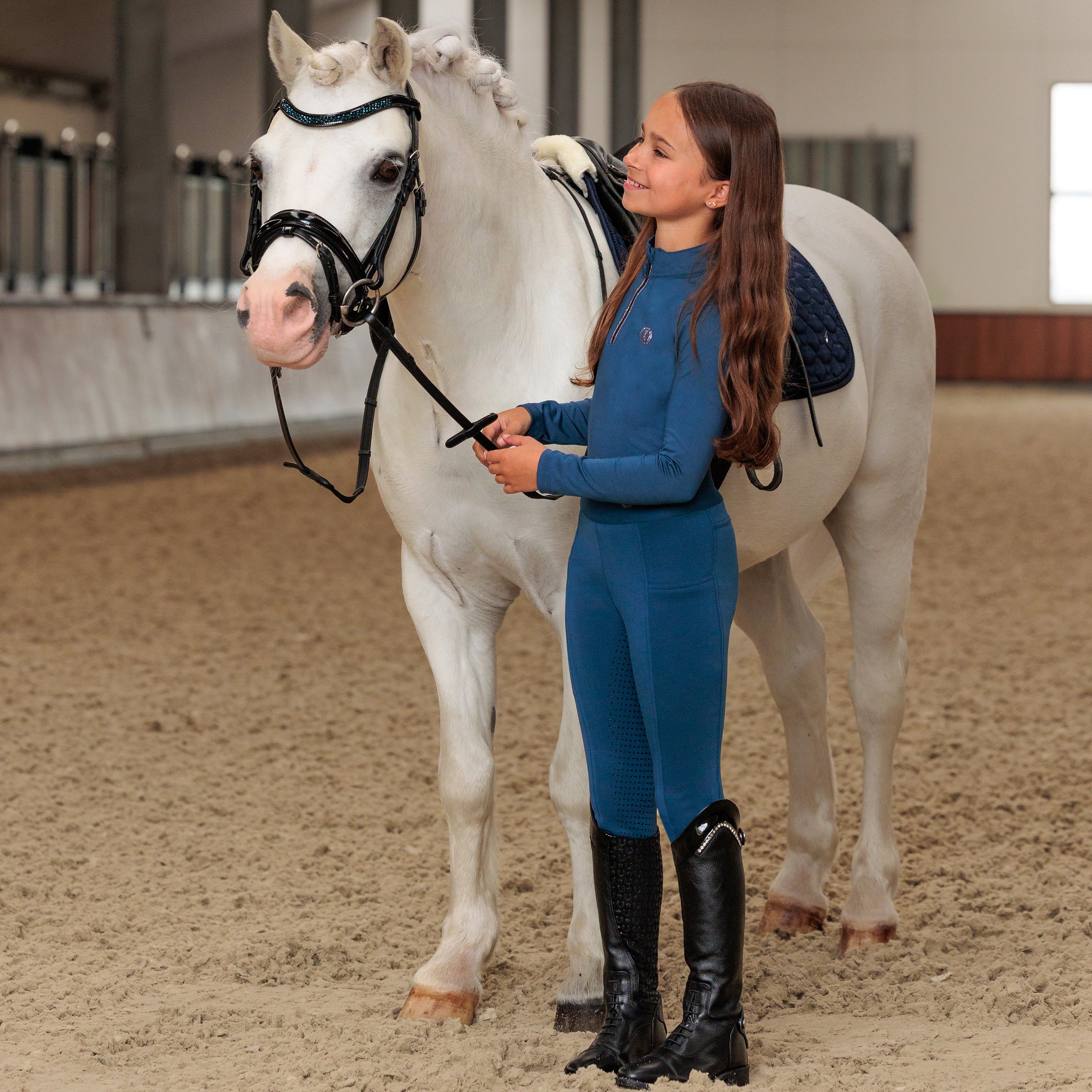 KIDS Riding tights IRHTessy FullGrip