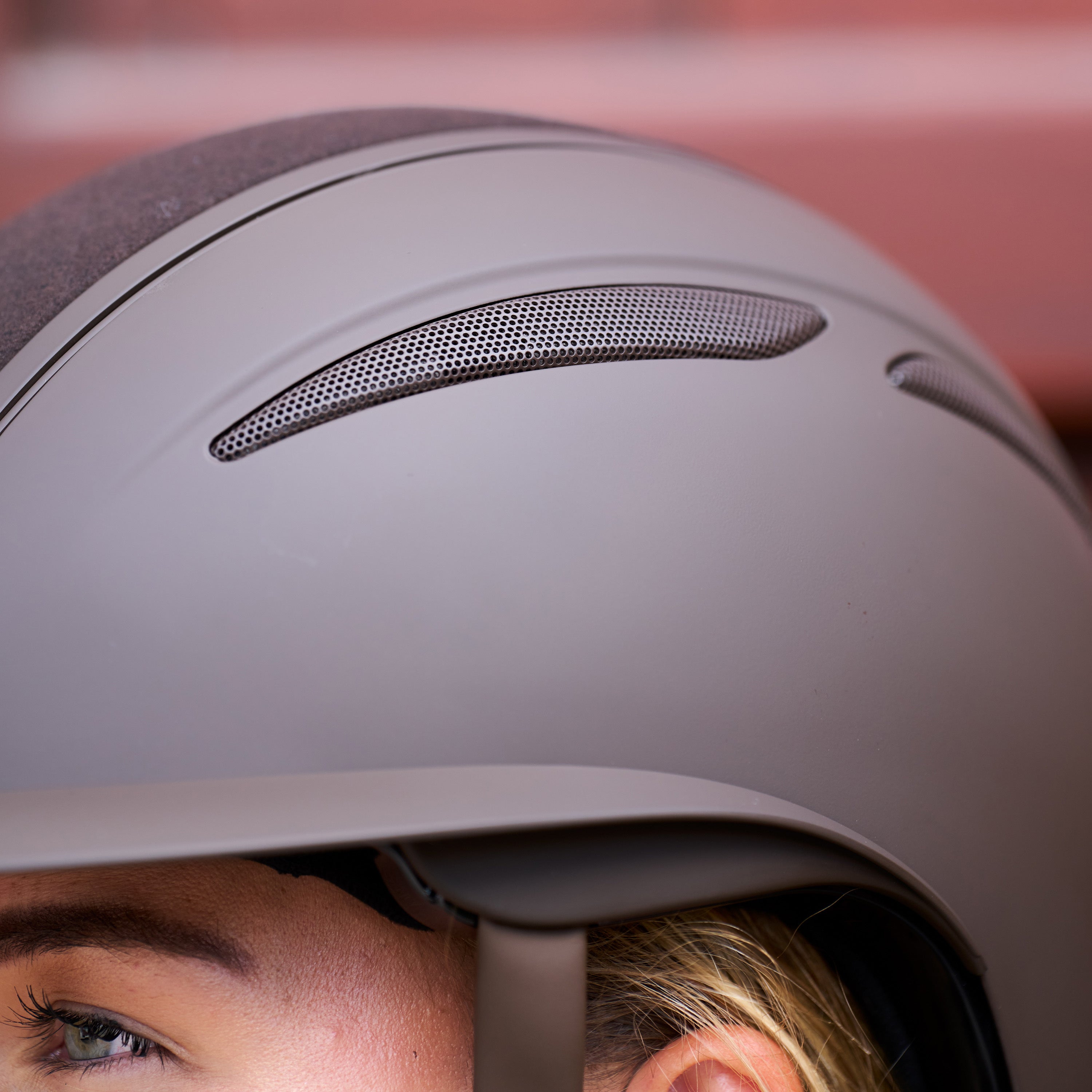 Riding helmet IRHOlania Deluxe big visor