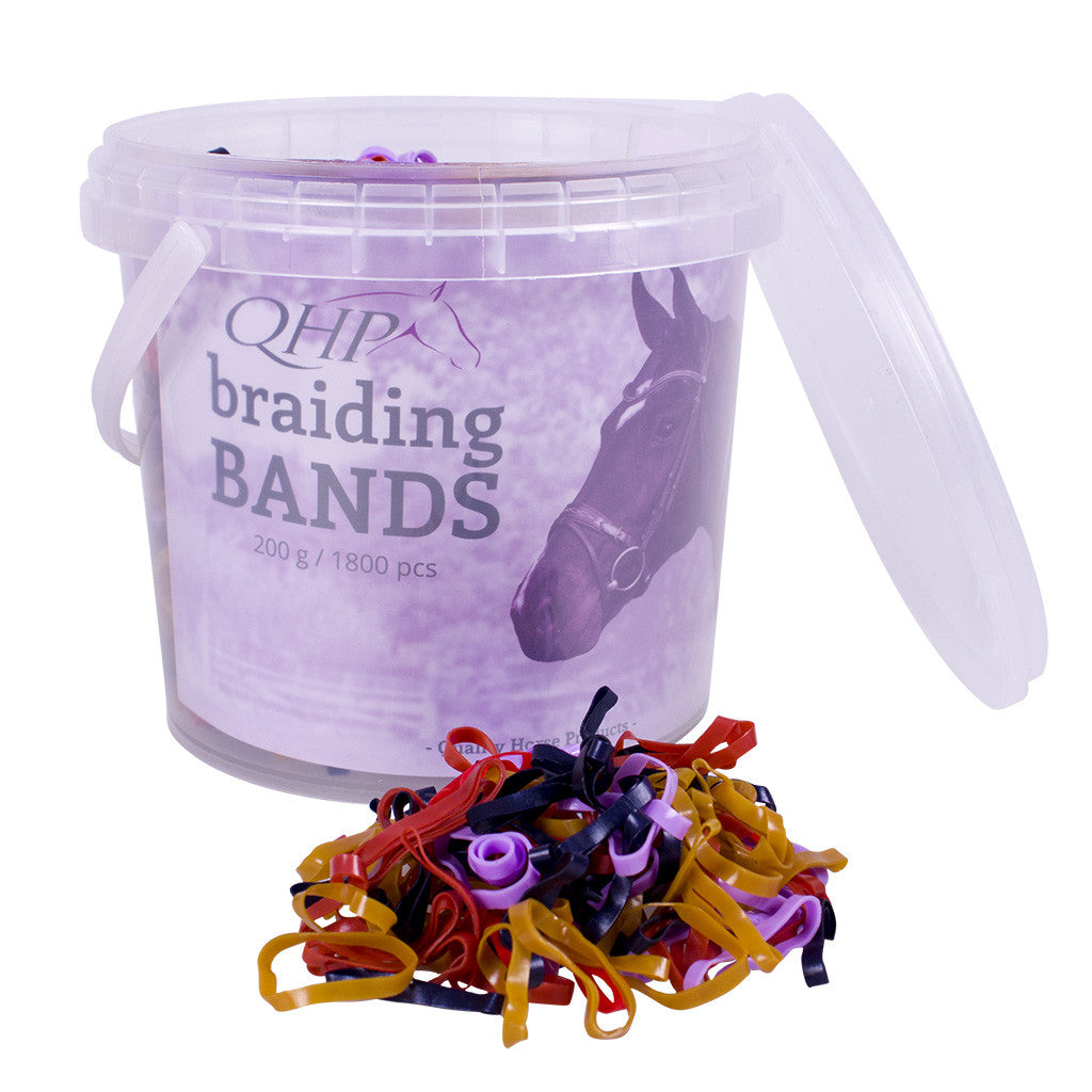 Rubber braiding bands wide