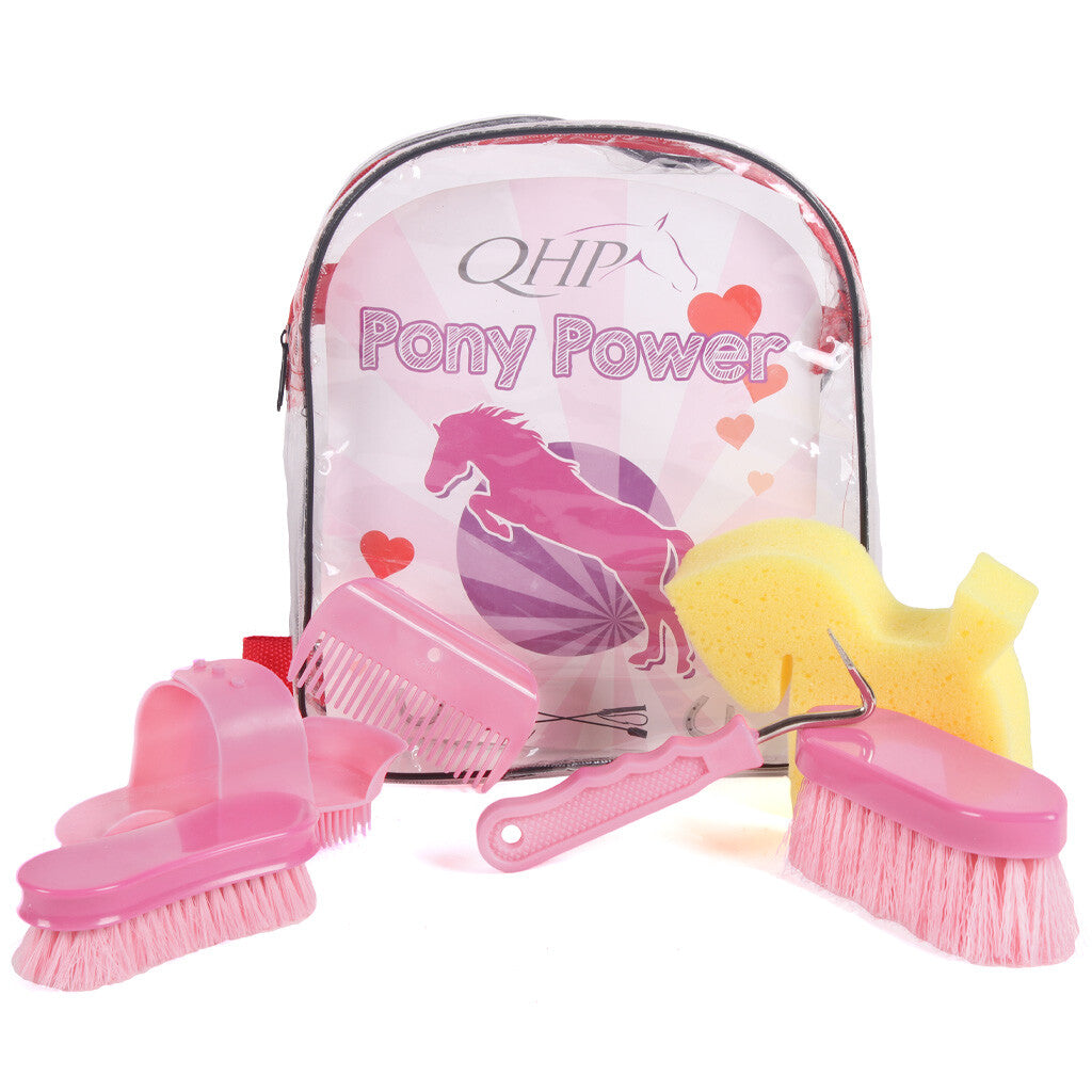 pony power grooming backpack