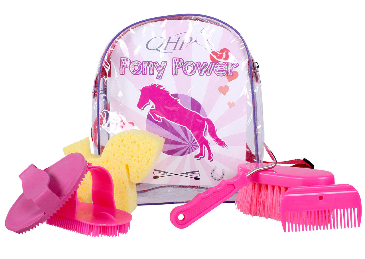 pony power grooming backpack