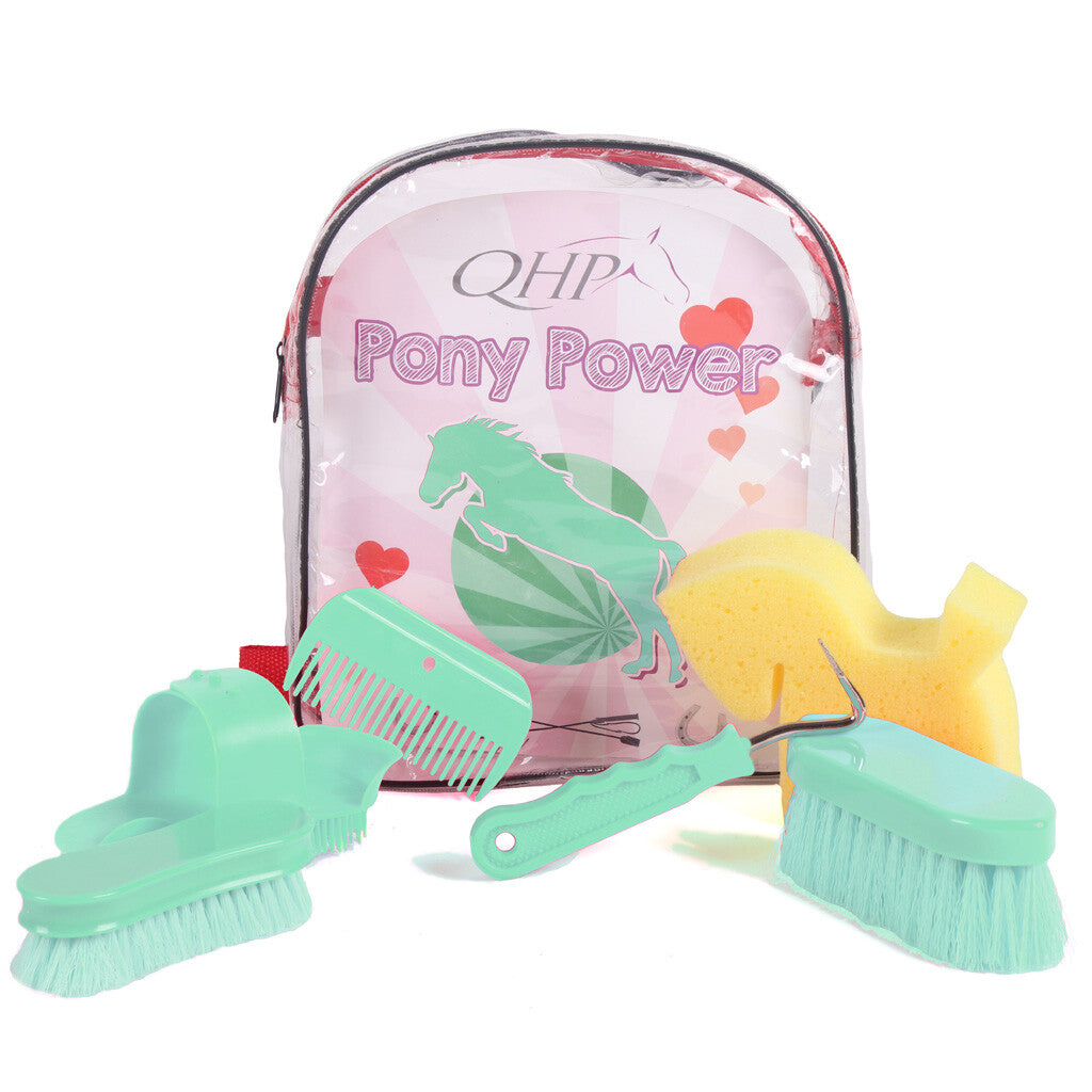 pony power grooming backpack