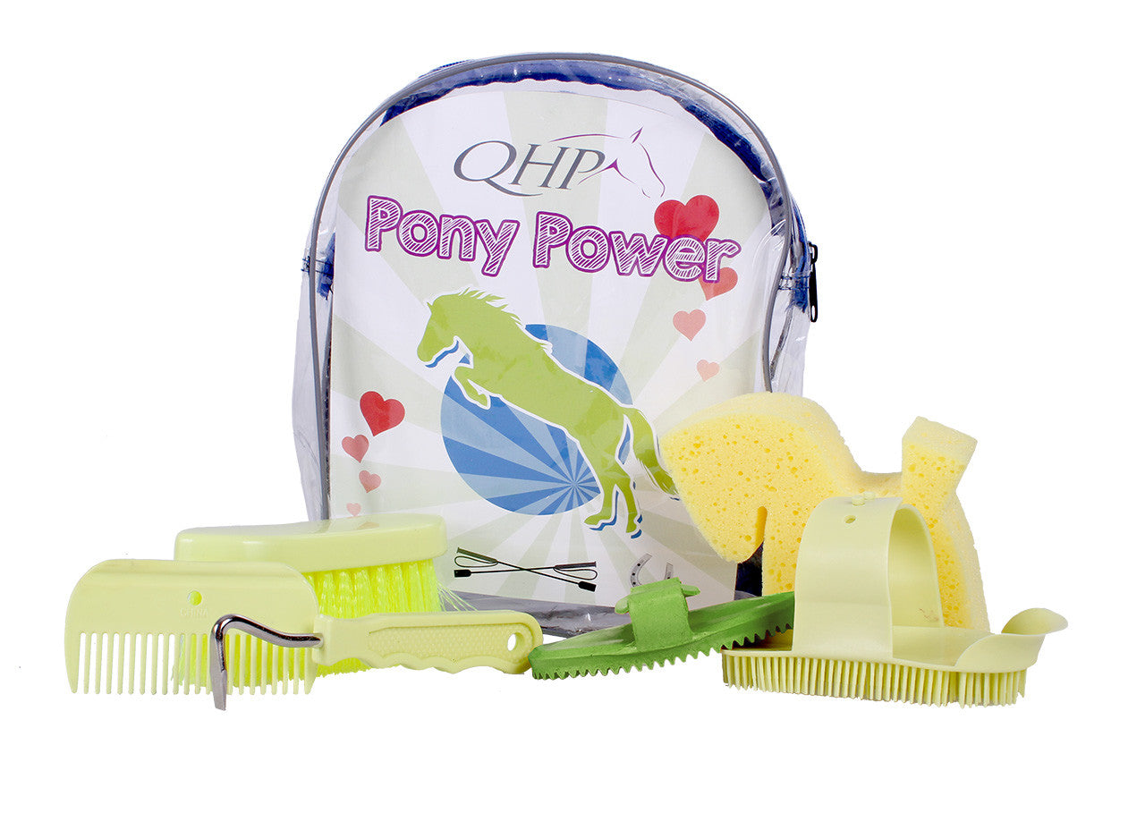 pony power grooming backpack