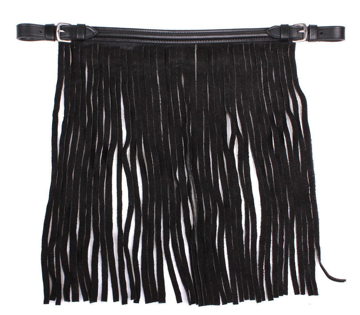 anti-fly fringe leather