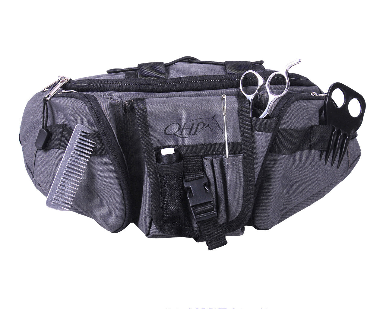 hip bag with braiding kit