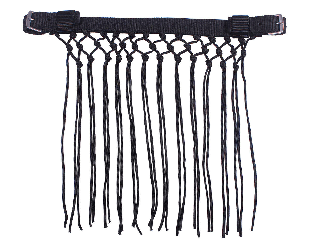 anti-fly fringe knotted
