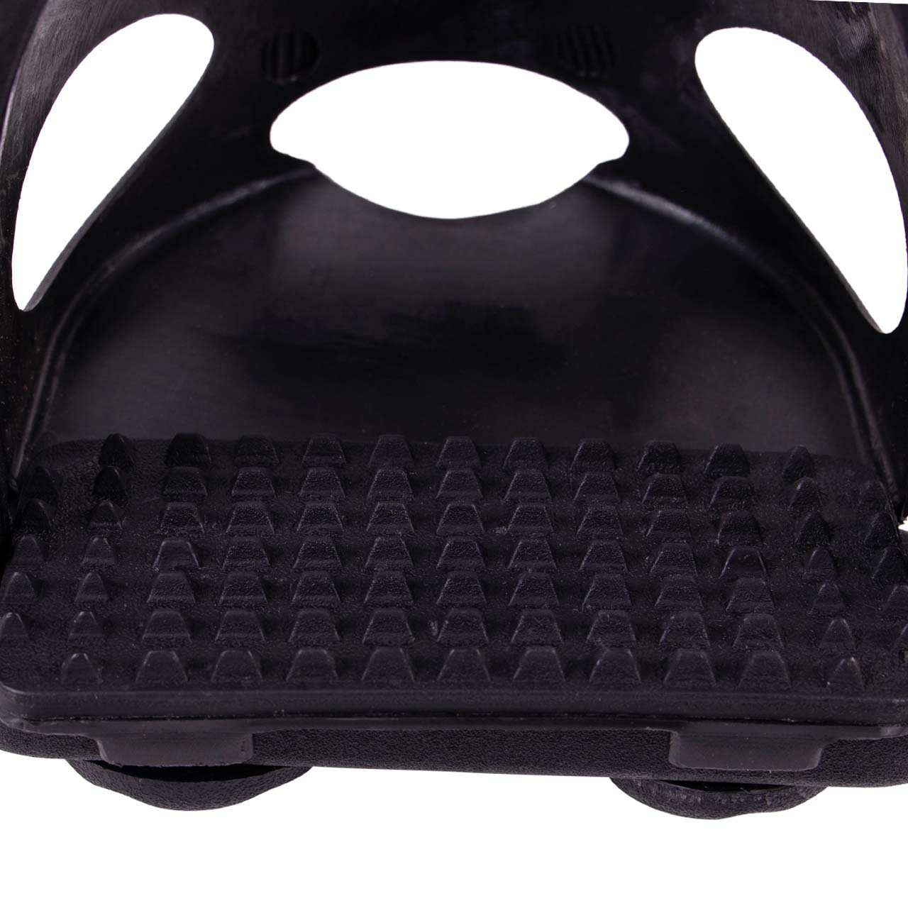 safety stirrup with toe stopper