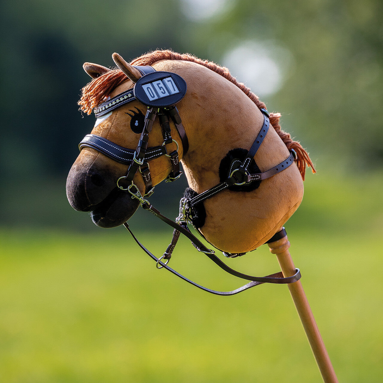 Number holder oval Hobby horse