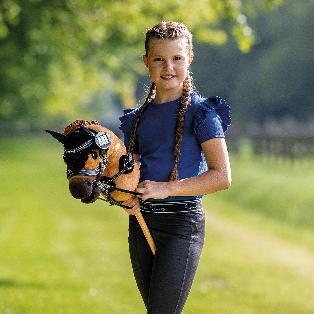 Number holder oval Hobby horse