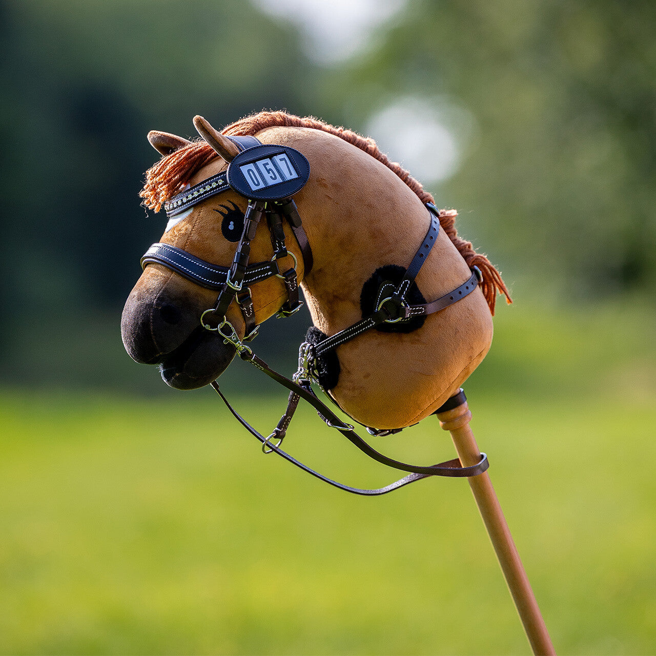 Number holder oval Hobby horse