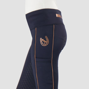 RIDING TIGHTS YUKI BLUE/ROSE / 104