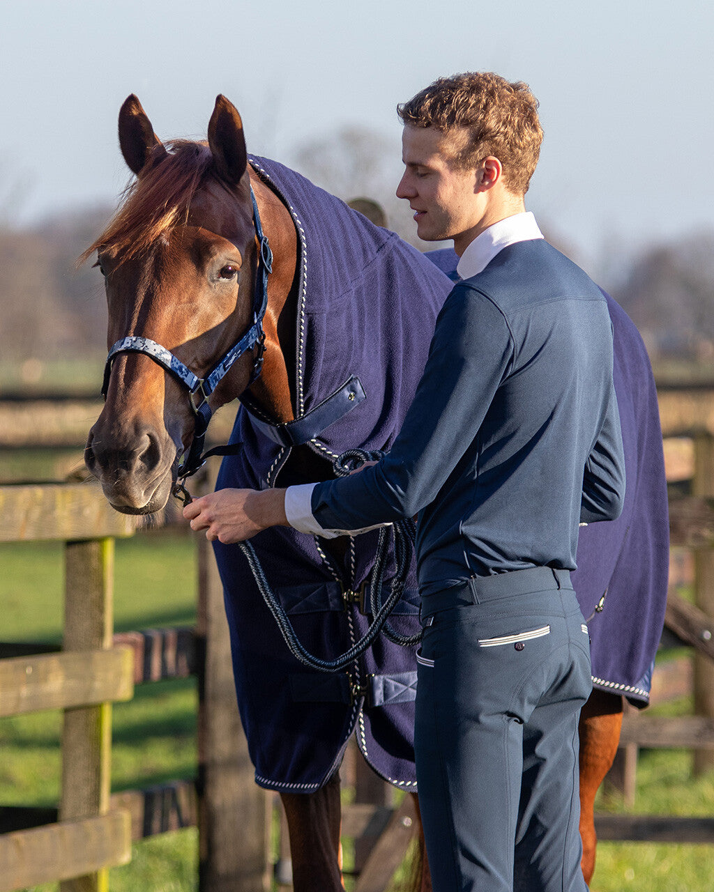 fleece rug brilliance with neck