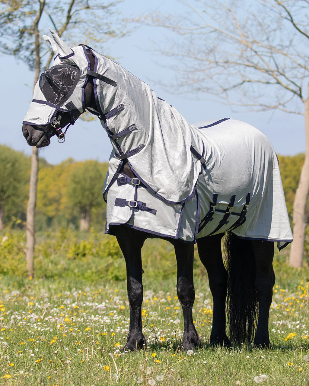 Fly sheet with detachable neck and mask Big neck