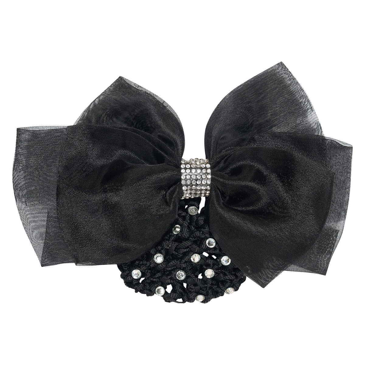 Hair bow with net diamonds IRH