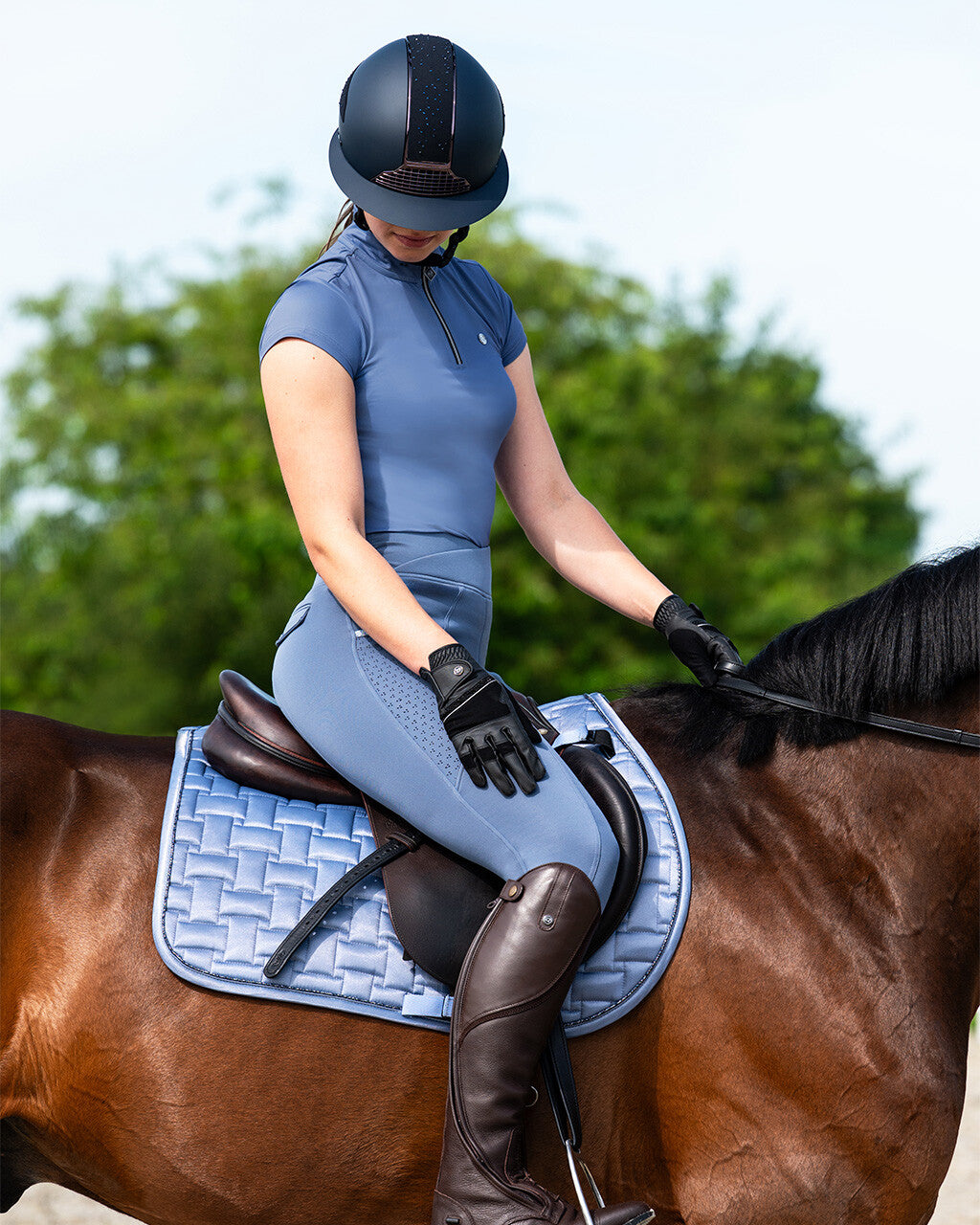Glove Aubree rhinestone