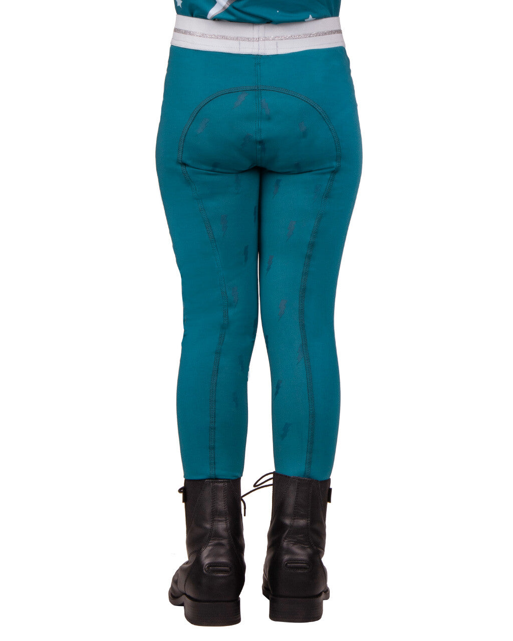 riding tights thunderbolt junior full grip