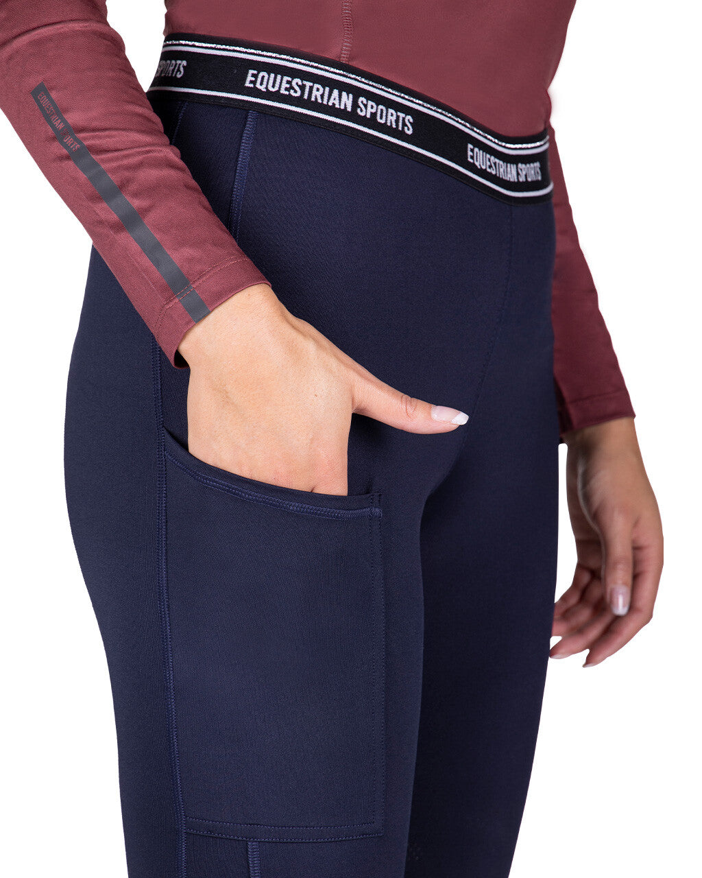 riding tights qiara knee grip