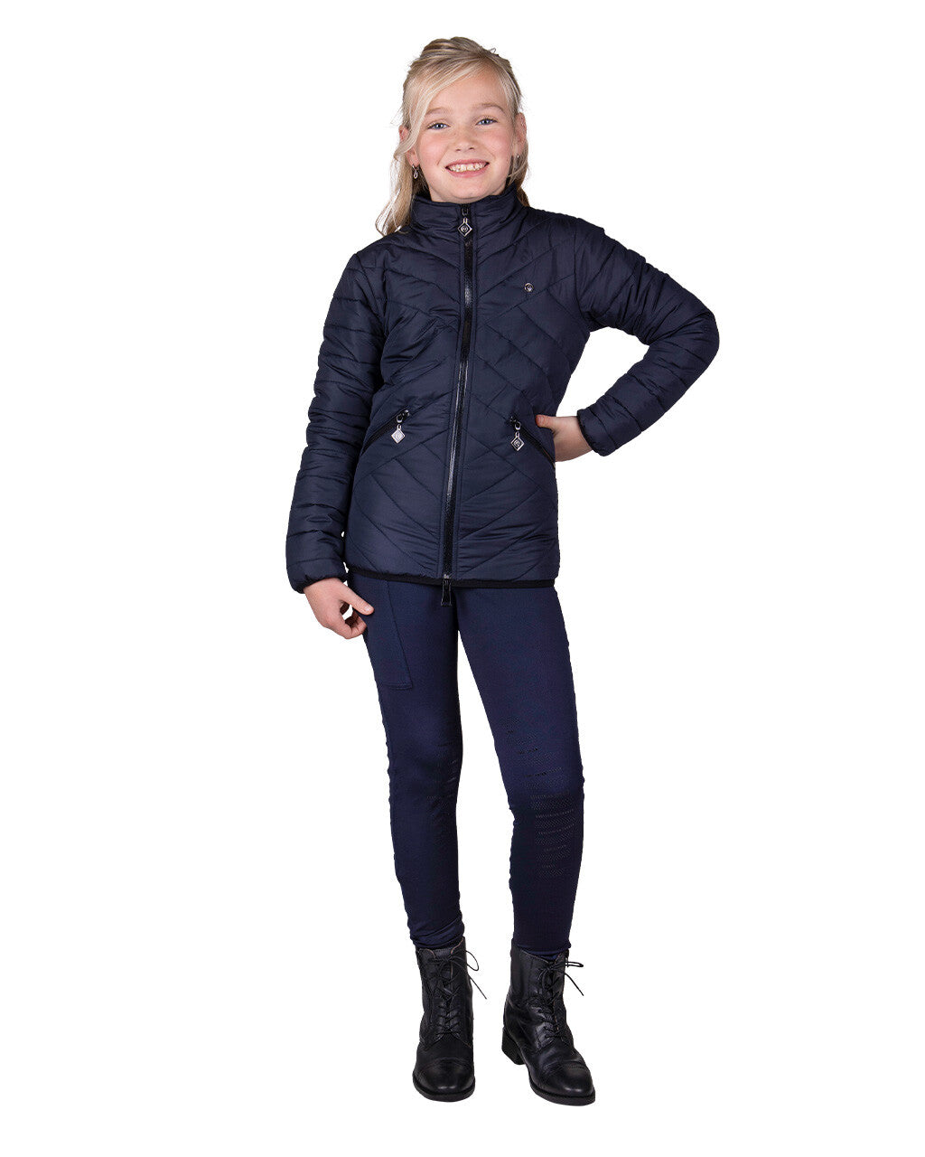 riding tights qiara junior knee grip