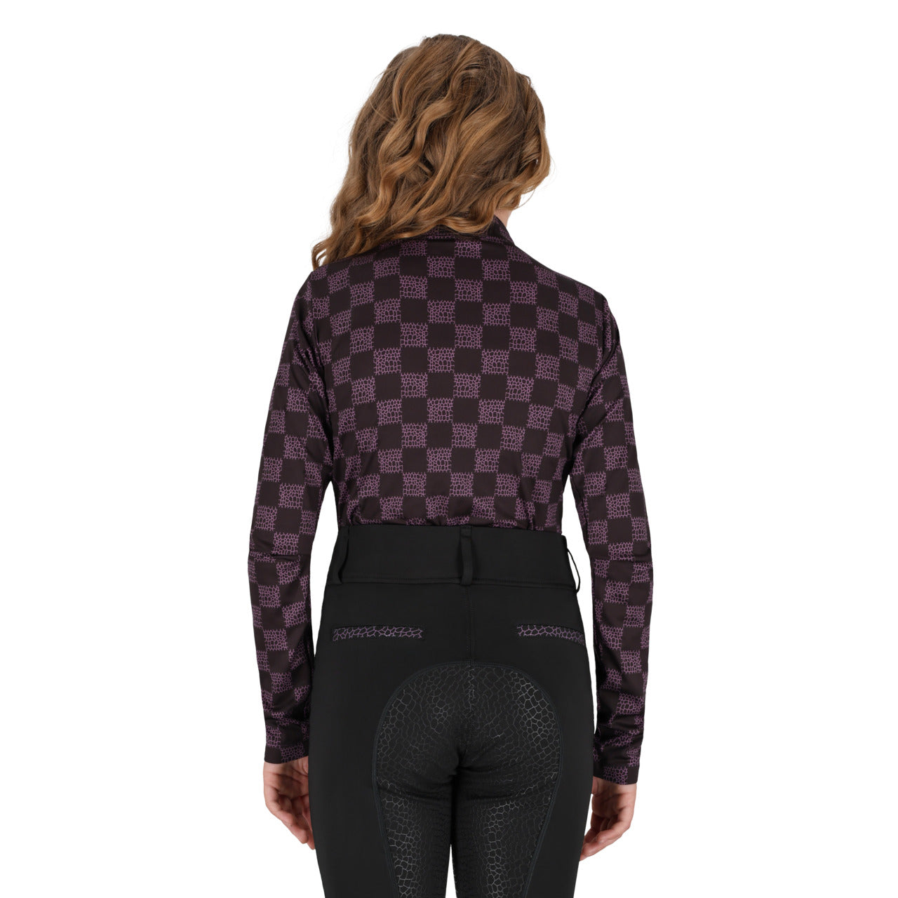 Sport shirt Lize Junior Black/violet / 98