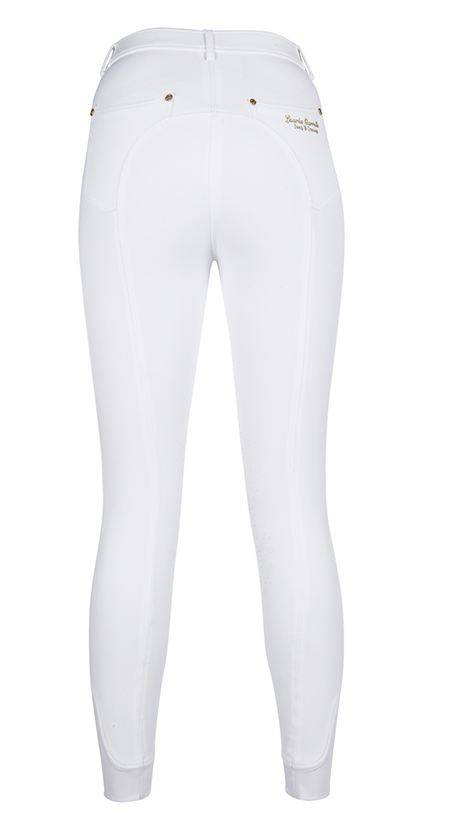 Riding breeches LG Basic silicone knee patch 1200 white / EU34/UK24/US22