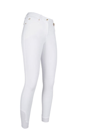 Riding breeches LG Basic silicone full seat 1200 white / EU34/UK24/US22