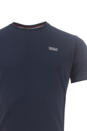 CAVAL COTTON R-NECK darkblue / S
