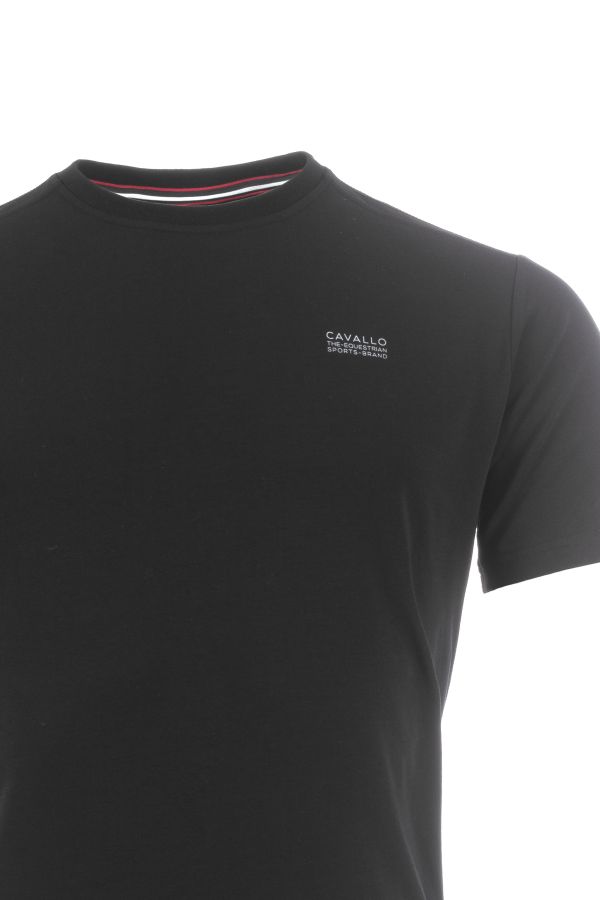 CAVAL COTTON R-NECK black / S