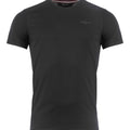 Bi-elastic round neck shirt made of functional jacquard jersey