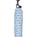 Lead rope with carbine hook in gunmetal kept in silver