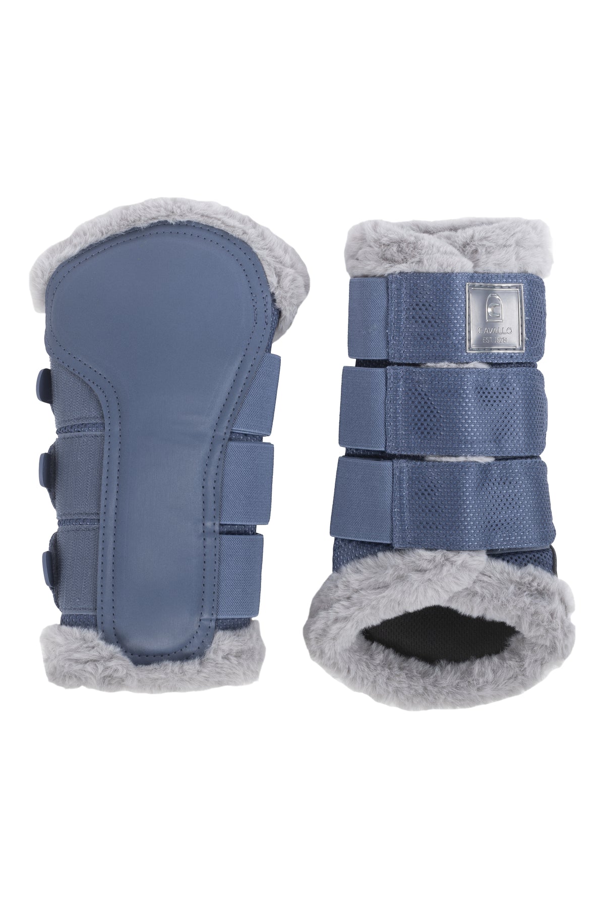 brushing boots CAVALJOCA-
with mesh, faux leather, faux fur