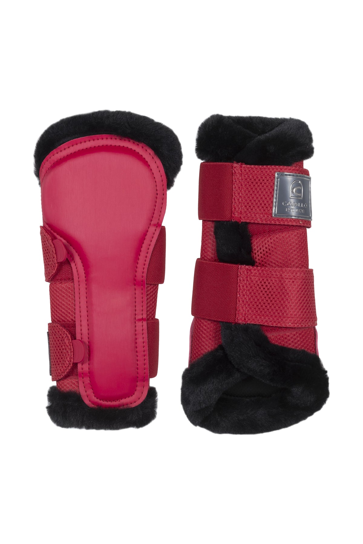 brushing boots CAVALJOCA-
with mesh, faux leather, faux fur