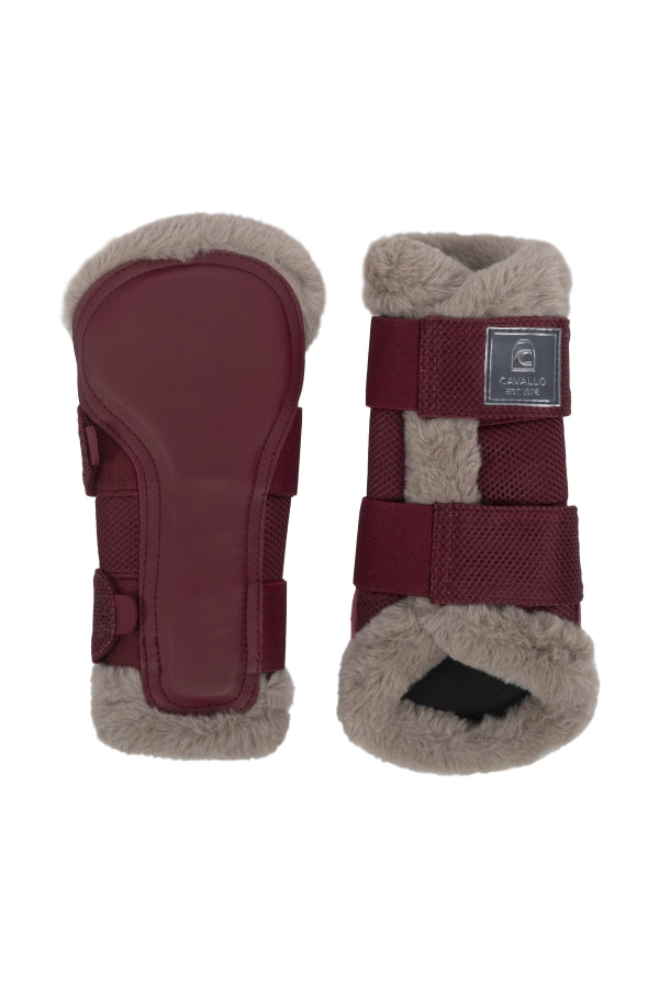 brushing boots CAVALJOCA-
with mesh, faux leather, faux fur