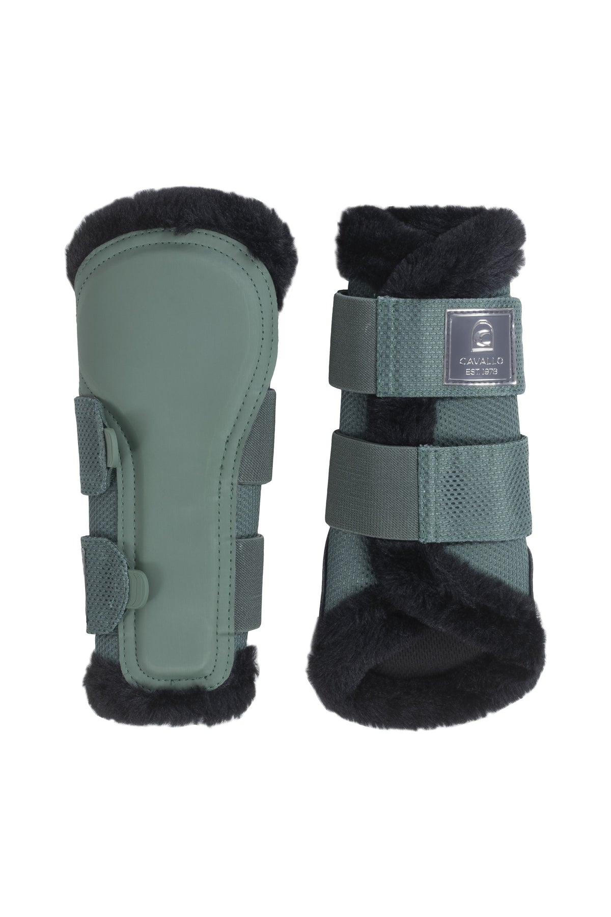 brushing boots CAVALJOCA-
with mesh, faux leather, faux fur