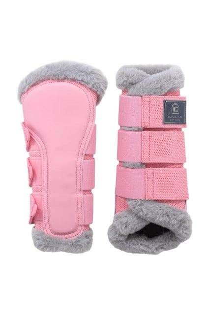 brushing boots CAVALJOCA-
with mesh, faux leather, faux fur