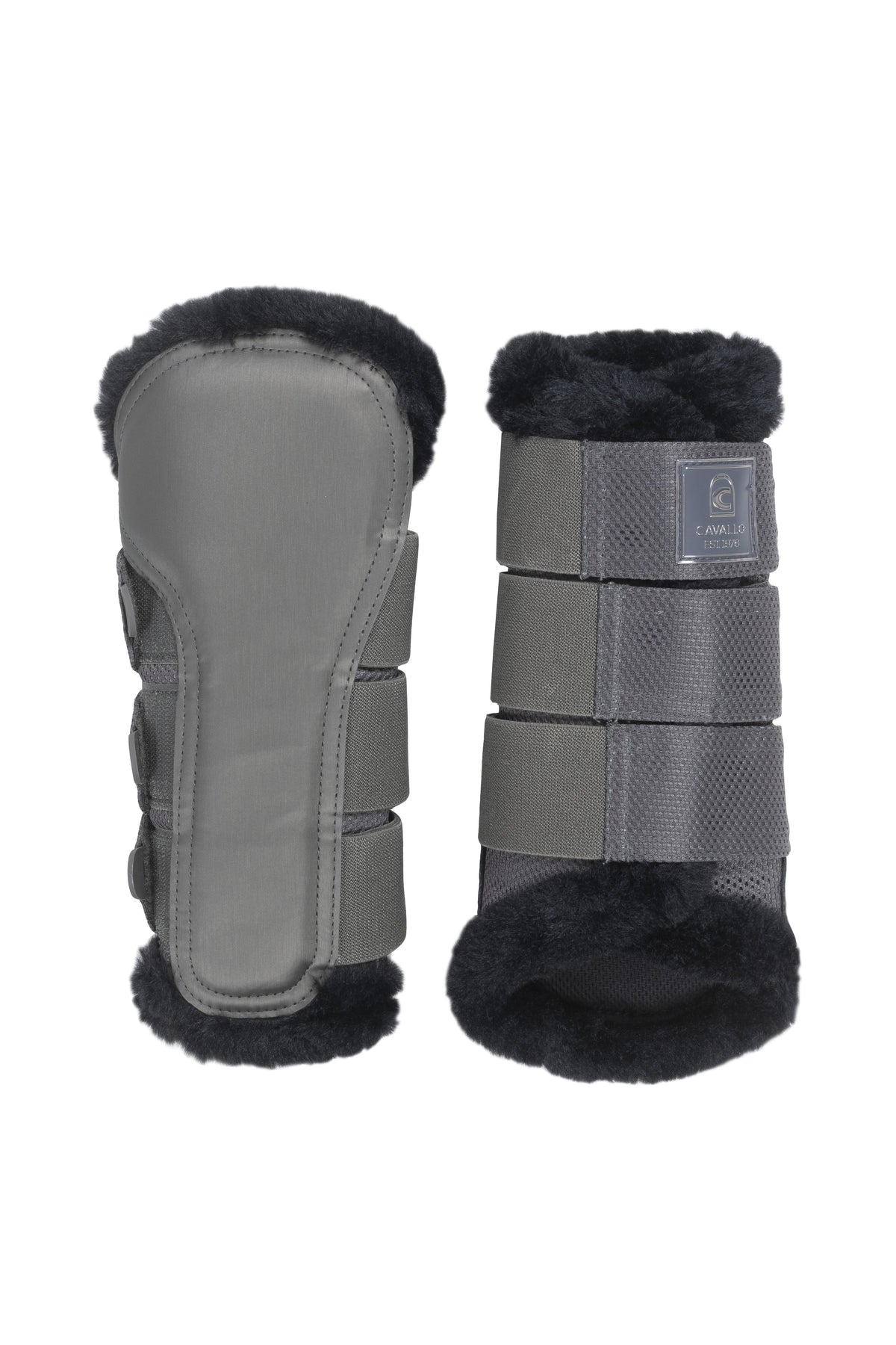 brushing boots CAVALJOCA-
with mesh, faux leather, faux fur