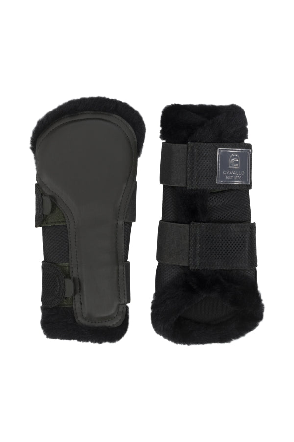 brushing boots CAVALJOCA-
with mesh, faux leather, faux fur