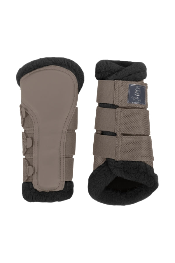 brushing boots CAVALJOCA-
with mesh, faux leather, faux fur