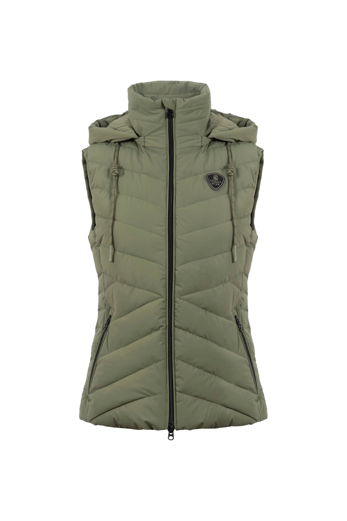 vest CAVALRALIA-
Short vest, fake down, phone pocket