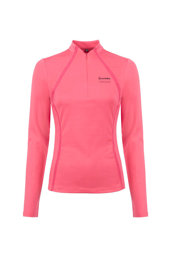 half-zip shirt CAVALREYNA-
Fitted half-zip shirt from functional fabric