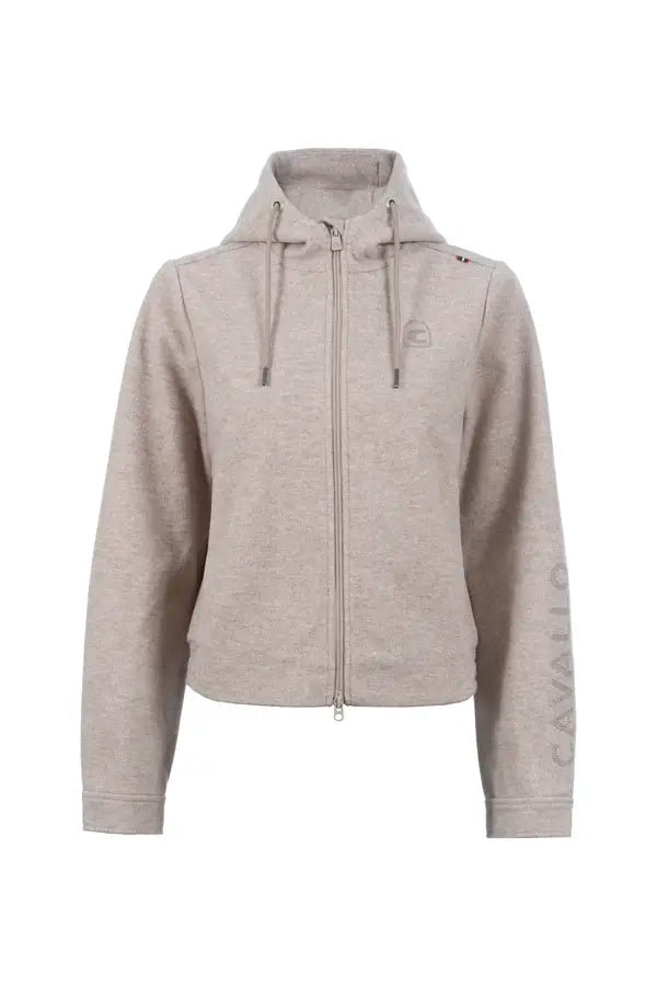 jacket CAVALRABI - Modern boxy jacket with hood and wool look