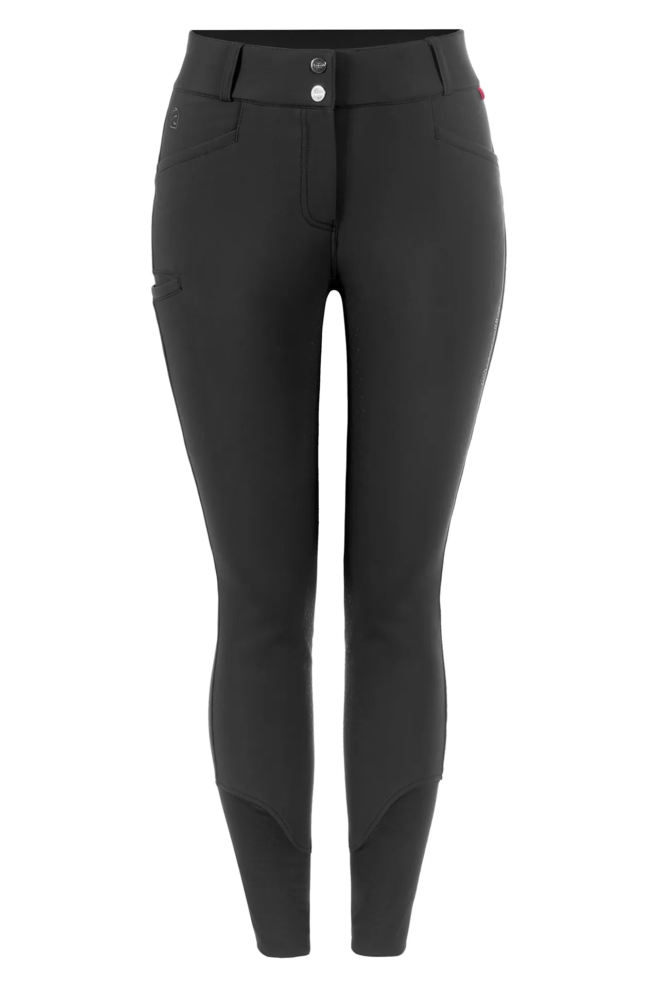 breeches CAVALCHARLET X GRIP CAVAGRIP® silicone full seat, light summer softshell, phone pocket