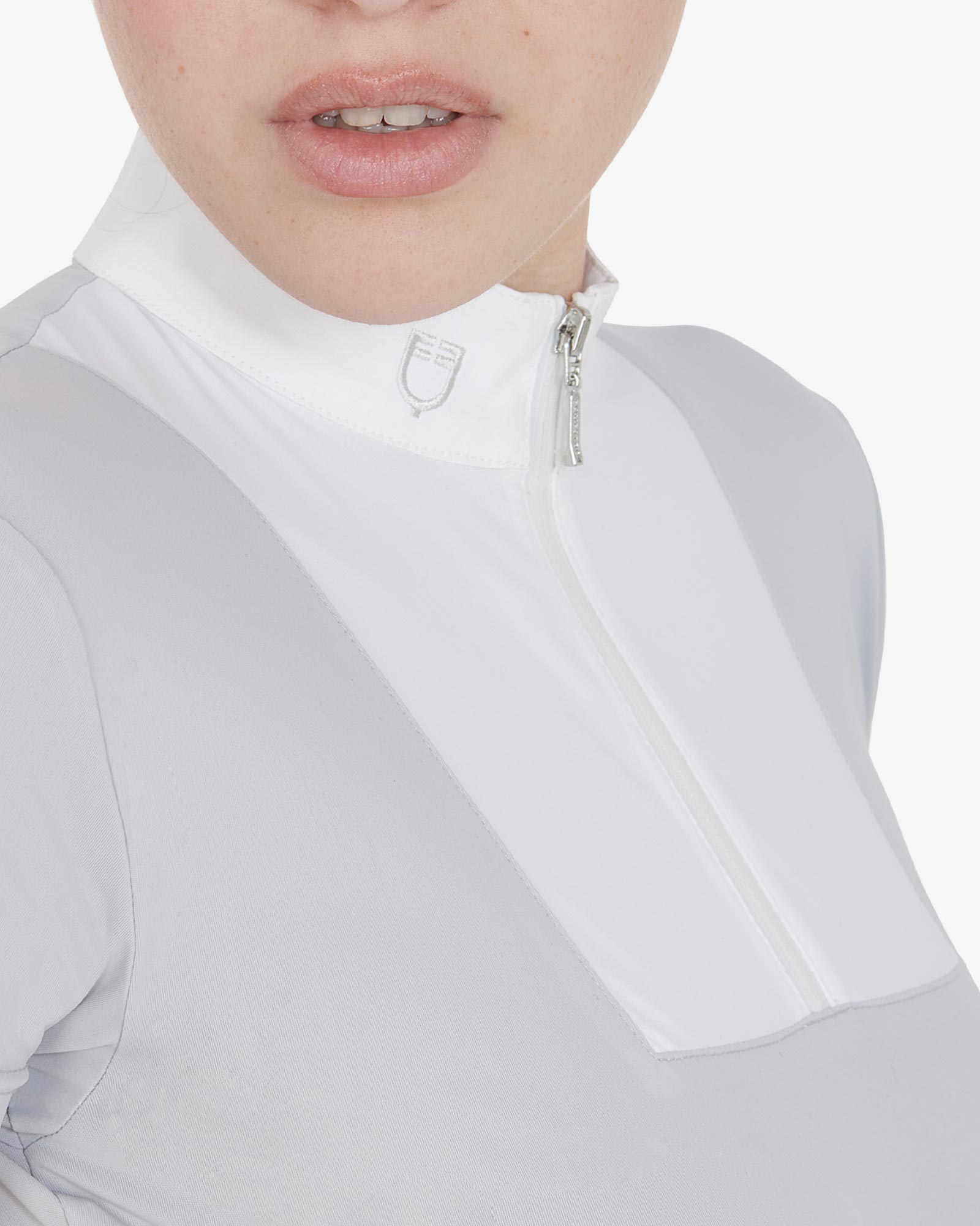 women's short-sleeved slim fit competition polo shirt