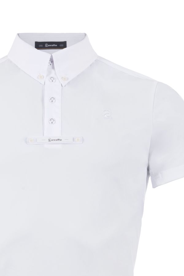 CAVAL COMP POLO white / XXL