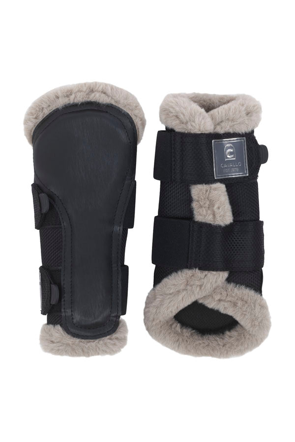 brushing boots CAVALJOCA-
with mesh, faux leather, faux fur