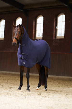 Fleeceblanket with neck IRHFundamental Black / 165